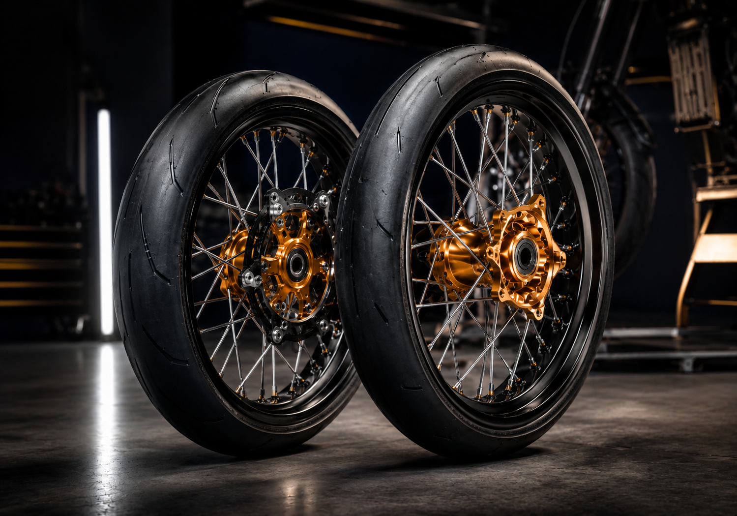 Supermoto Road Wheel Set for Electric Dirt Bike